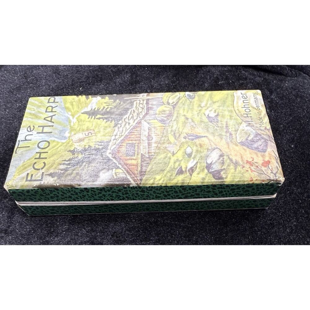 Vintage M. Hohner Echo Harp 54/64 M2 Harmonica C/G Germany w/ Box